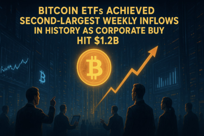 wp header logo 498 Bitcoin ETFs Achieved Second-Largest Weekly Inflows in History as Corporate Buying Hit $1.2B