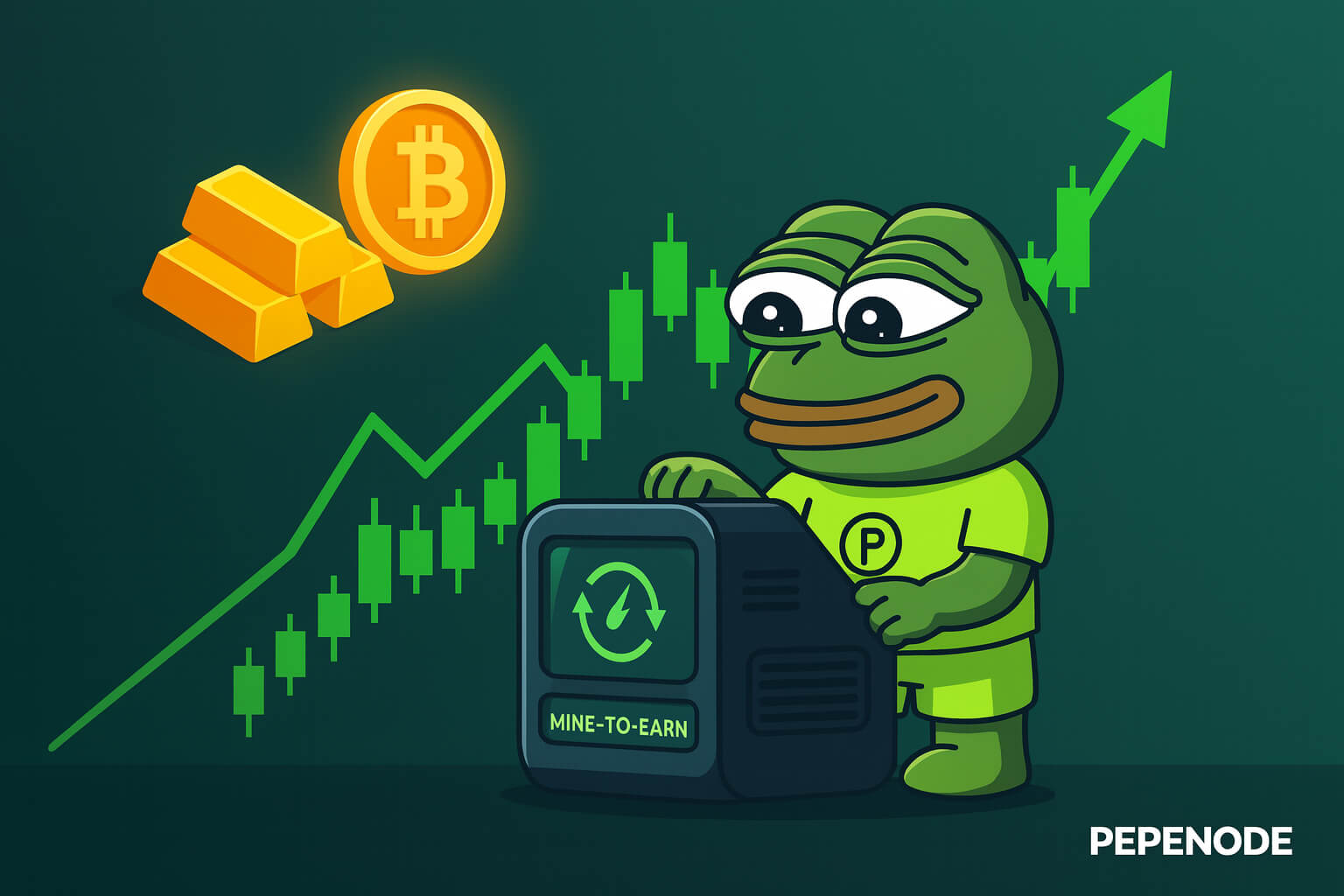 wp header logo 610 Gold Nears $4K as Bitcoin Turns Bullish – Is PEPENODE the Next Crypto to Explode?