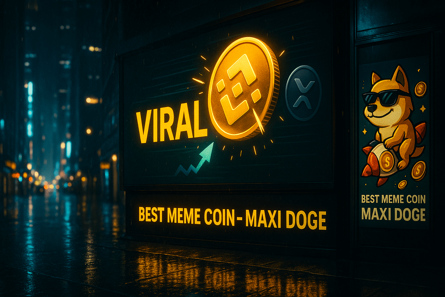 wp header logo 689 BNB Turns Viral & Surpasses XRP as Best Meme Coins like Maxi Doge Explode