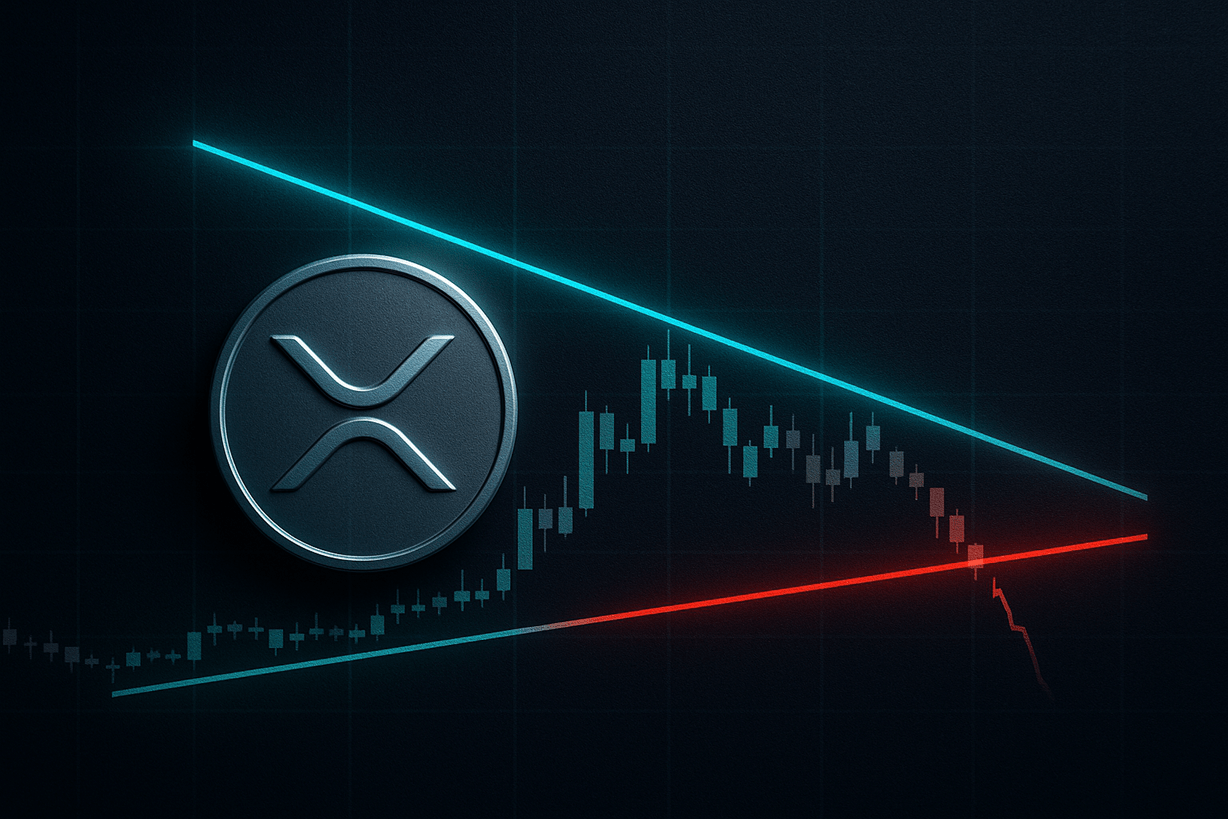 wp header logo 832 XRP Could Retest Triangle Support At $2.72, Analyst Warns