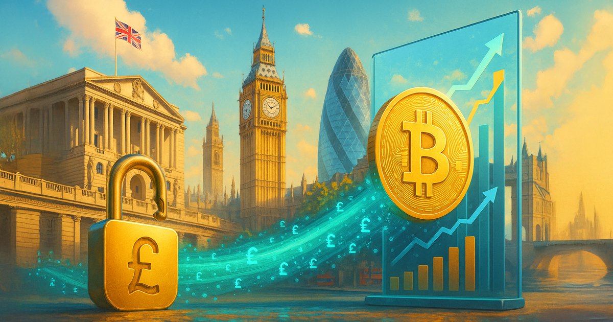 wp header logo 946 UK lifts retail ban on crypto ETPs, unlocking access to a £800B market