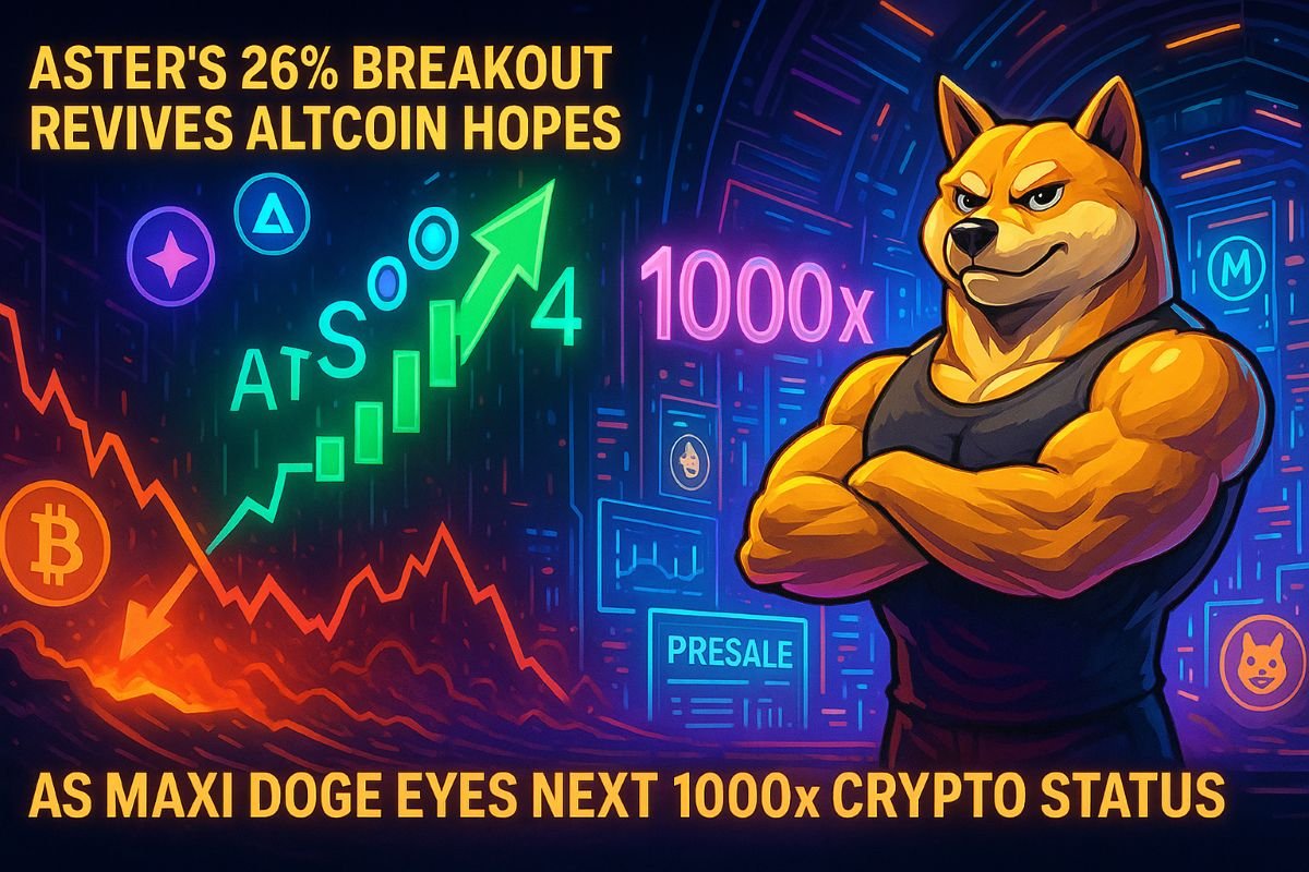 wp header logo 1607 Aster’s 26% Breakout Revives Altcoin Hopes As Maxi Doge Eyes Next 1000x Crypto Status
