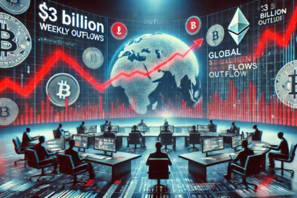 wp header logo 1838 Crypto Funds Face Third Consecutive Weekly Losses, Totaling $3 Billion In Outflows