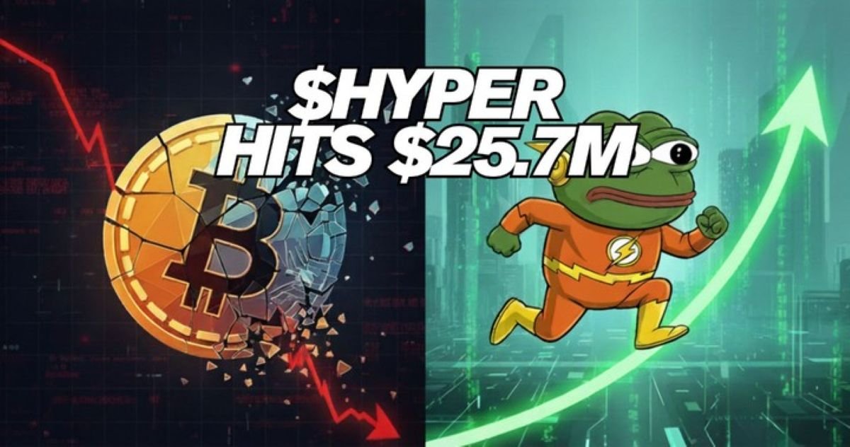 wp header logo 280 $BTC Price Prediction After Crash to $105K: $HYPER Hits $25.7M