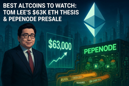 wp header logo 816 Best Altcoins Soar as Tom Lee Makes $63,000 Ethereum Prediction: PEPENODE to Rally Soon?