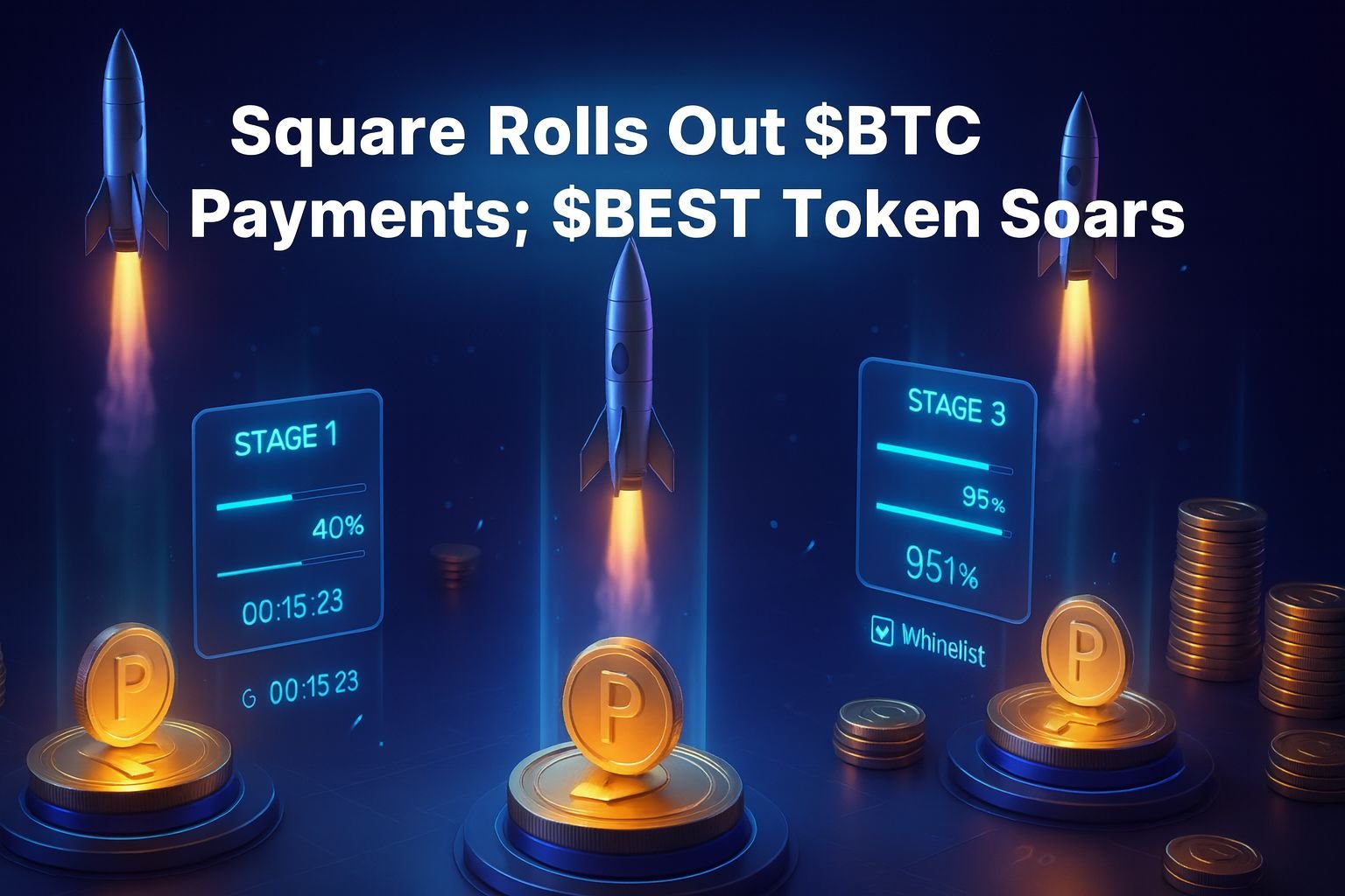 wp header logo 897 Square Activates $BTC Payments for 4M Merchants; $BEST Token Gains Traction